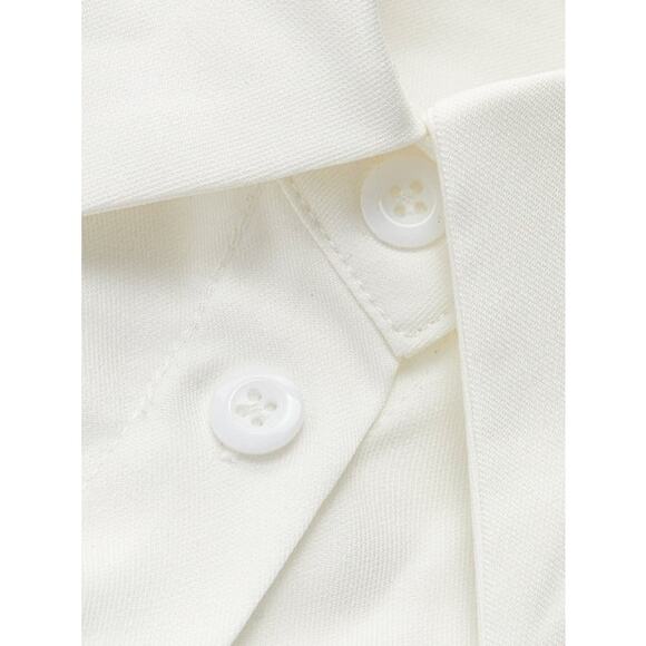 Commense Black and White Two-Tone Panel Polo Shirt – Size L (US 8/10) - Picture 6 of 7